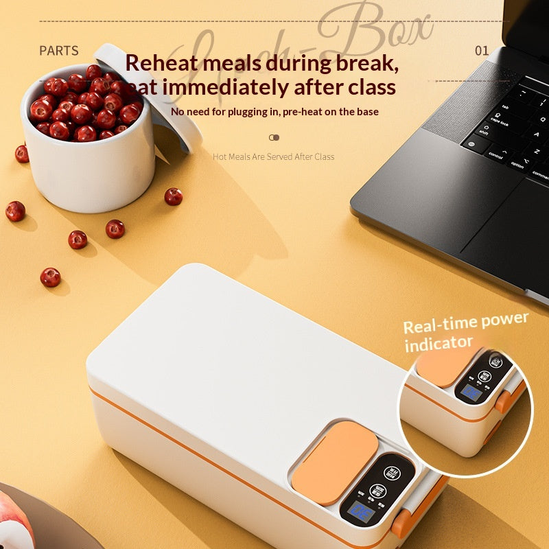 Lunch box electric 1000 ml, portabil, încălzire rapidă, inox