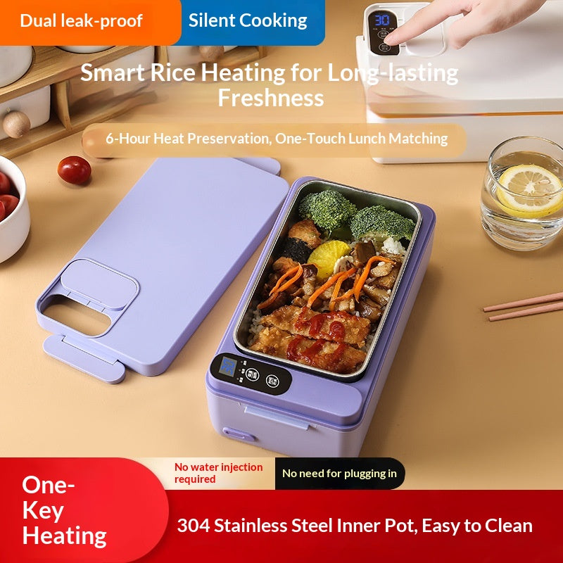 Lunch box electric 1000 ml, portabil, încălzire rapidă, inox