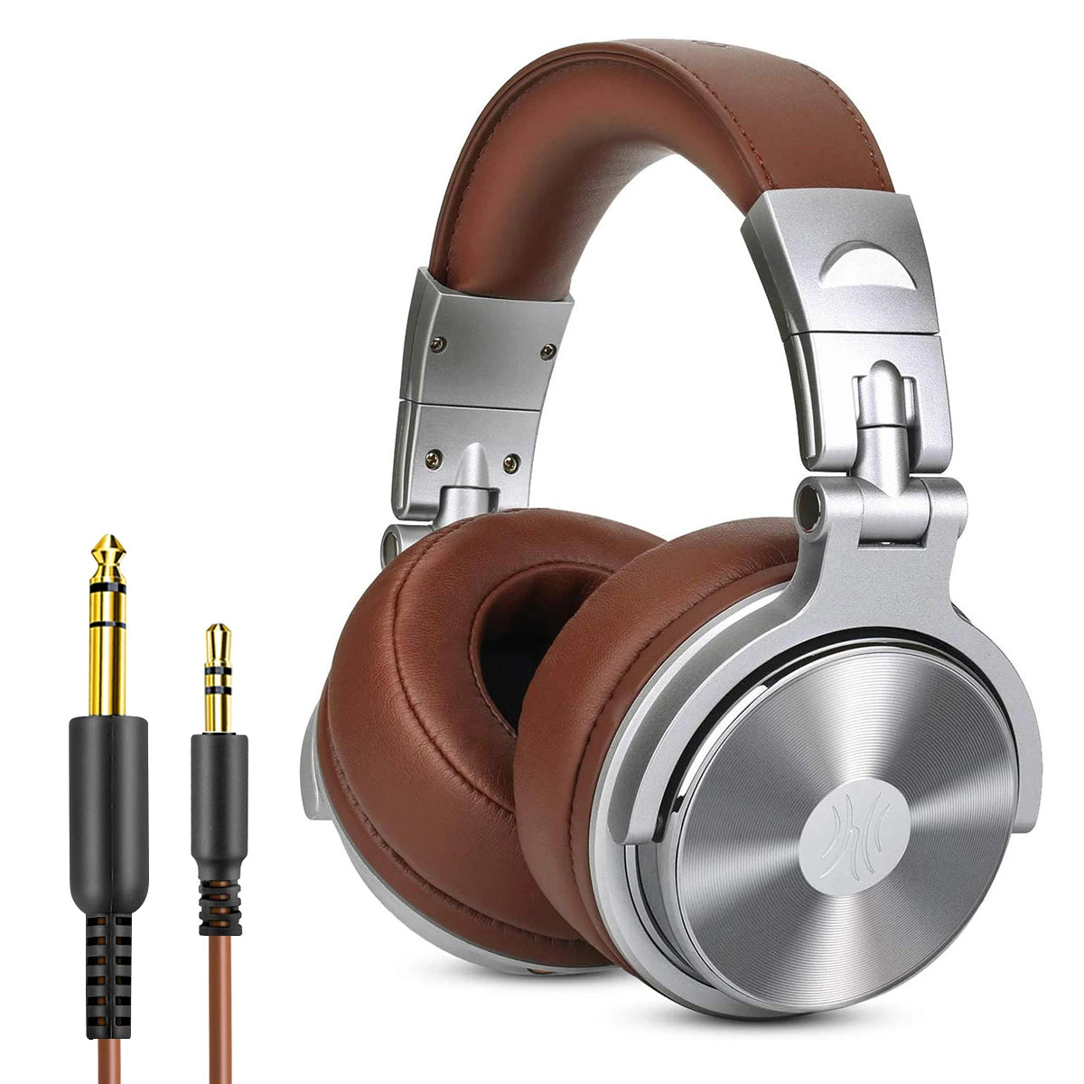 Oneodio Pro 30 Professional Studio DJ Headphones With Microphone Over Ear Wired Earphones HiFi Monitors Foldable Gaming Headset - TechSmartX