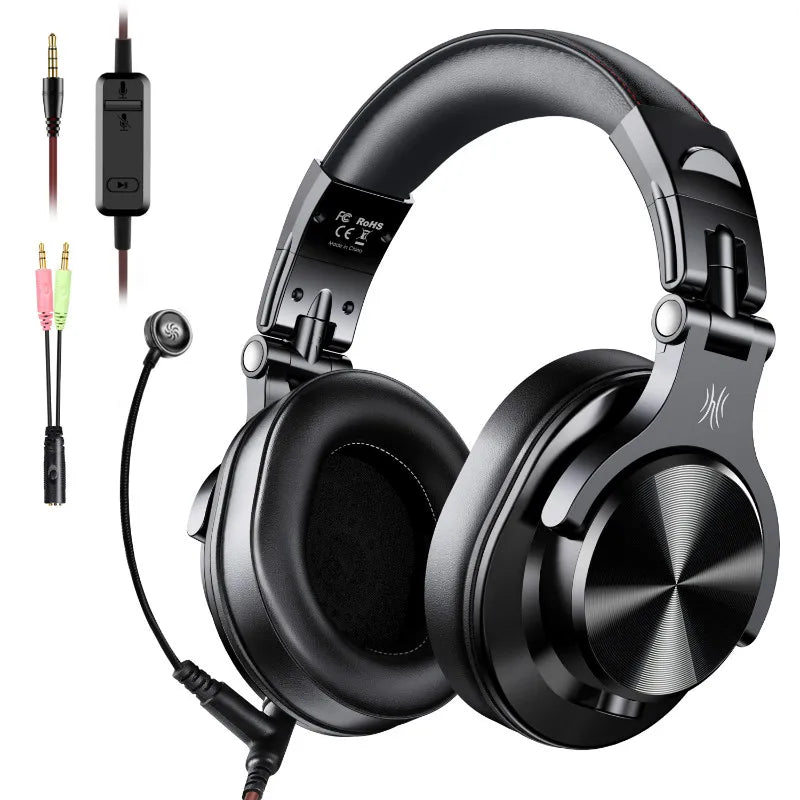 Oneodio A71 Wired Over Ear HiFi Headphones With Mic Studio DJ Headphone Professional Monitor Recording Mixing Headset For Gaming - TechSmartX