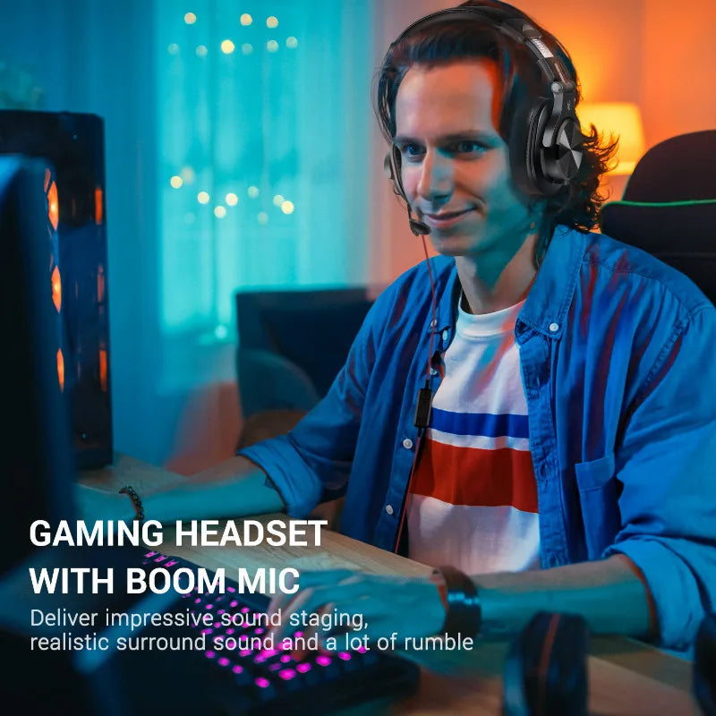 Oneodio A71 Wired Over Ear HiFi Headphones With Mic Studio DJ Headphone Professional Monitor Recording Mixing Headset For Gaming - TechSmartX