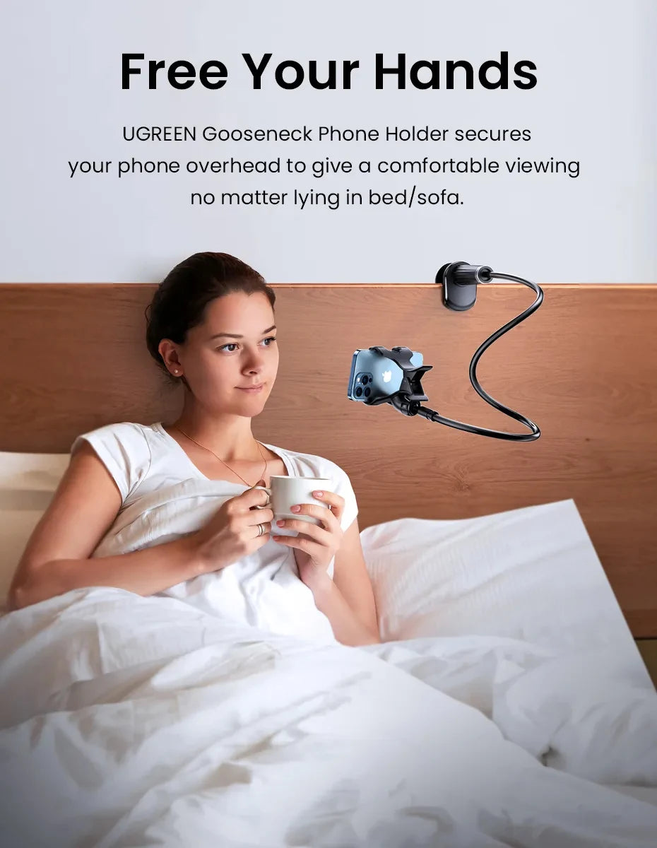 Universal Mobile Phone Stand Adjustable Lazy Stand Rotatable Bedside Stand Desktop Live Streaming Selfies Phone Accessories