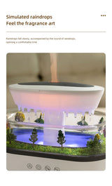 Aroma Humidifier Raindrop Air Humidifier Colorful Light White Noise Essemtial Oil Diffuser Home Ultrasonic Fragrance Diffuser - TechSmartX