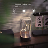 Portable quantum wire ambient magnetic light Type-C charging, eye protection function, bedroom, study, camping, Christmas gift - TechSmartX