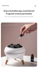 Dynamic Jellyfish Air Humidifier 250ml Essential Oil Diffuser Remote Control Bedroom Humidifier With 7 Colorful Night Lights - TechSmartX
