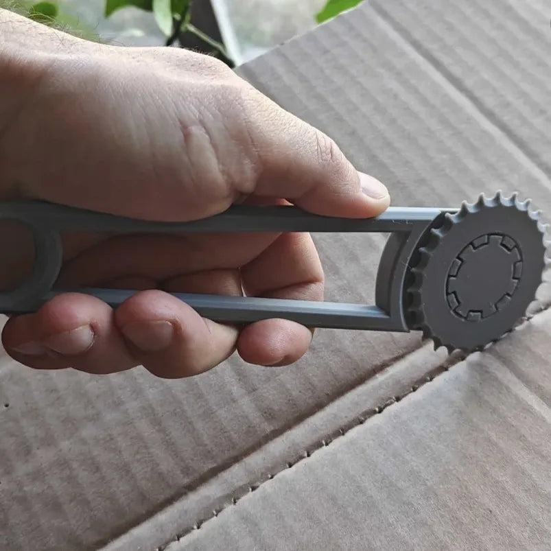 2025 New Cardboard Box Punch Tool - Heavy Duty Paper Hole Puncher for Home DIY Craft Packaging Supplies - TechSmartX