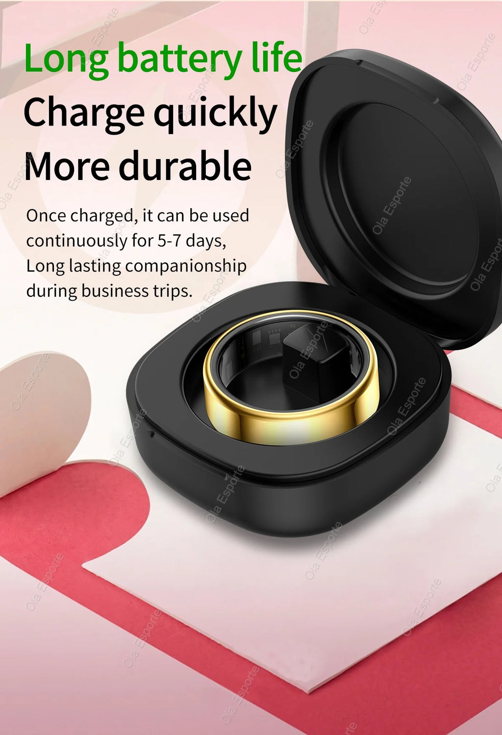 2025 New Smart Ring Men Women, Heart Rate and Blood Oxygen Monitor Smartring IP68 & 5ATM Waterproof, Multi-sport Mode Rings Man
