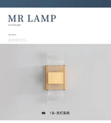 Acrylic Aluminum Wall Bedside Lamp Warm Light Lustre Modern Fashion Nordic Simple Home Living Dining Room Decor - TechSmartX