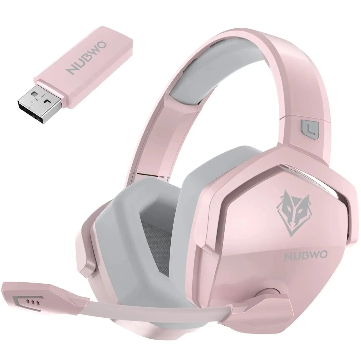 NUBWO G06 Dual Wireless Gaming Headset with Microphone for PS5, PS4, PC, Mobile, Switch, 2.4GHz Bluetooth 5.3 Gaming Headphones - TechSmartX