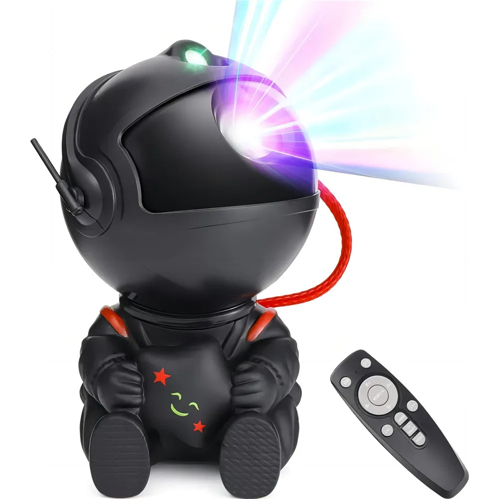 Astronaut Galaxy Starry Sky Projector Night Light Remote Control Rocket Nebula Projection Lamps For Bedroom Christmas Kids Gift - TechSmartX