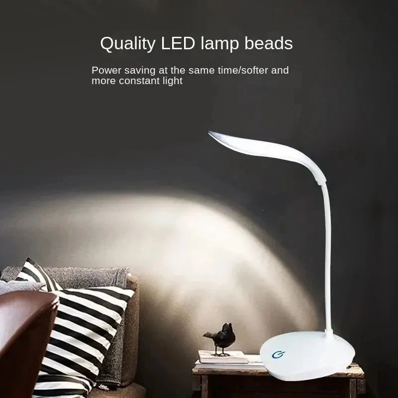 Dormitory Reading the USB Charging LED Lamp That Shield an Eye Beads Three Gears Touch Dimmer Lamp - TechSmartX