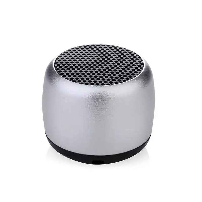M1 Mini Bluetooth-compatible Small Speaker Portable Intelligent One Drag Two Small Steel Cannon Metal Wireless Sound Subwoofer - TechSmartX