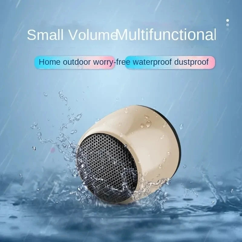 M1 Mini Bluetooth-compatible Small Speaker Portable Intelligent One Drag Two Small Steel Cannon Metal Wireless Sound Subwoofer - TechSmartX