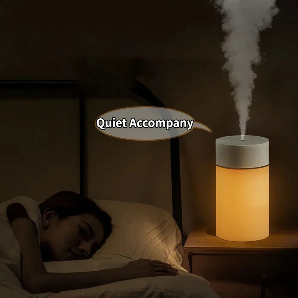 Household USB Humidifier Mini Silent Home Humidifier Car Portable Office Desktop Home Aromatherapy Colorful Humidifier - TechSmartX