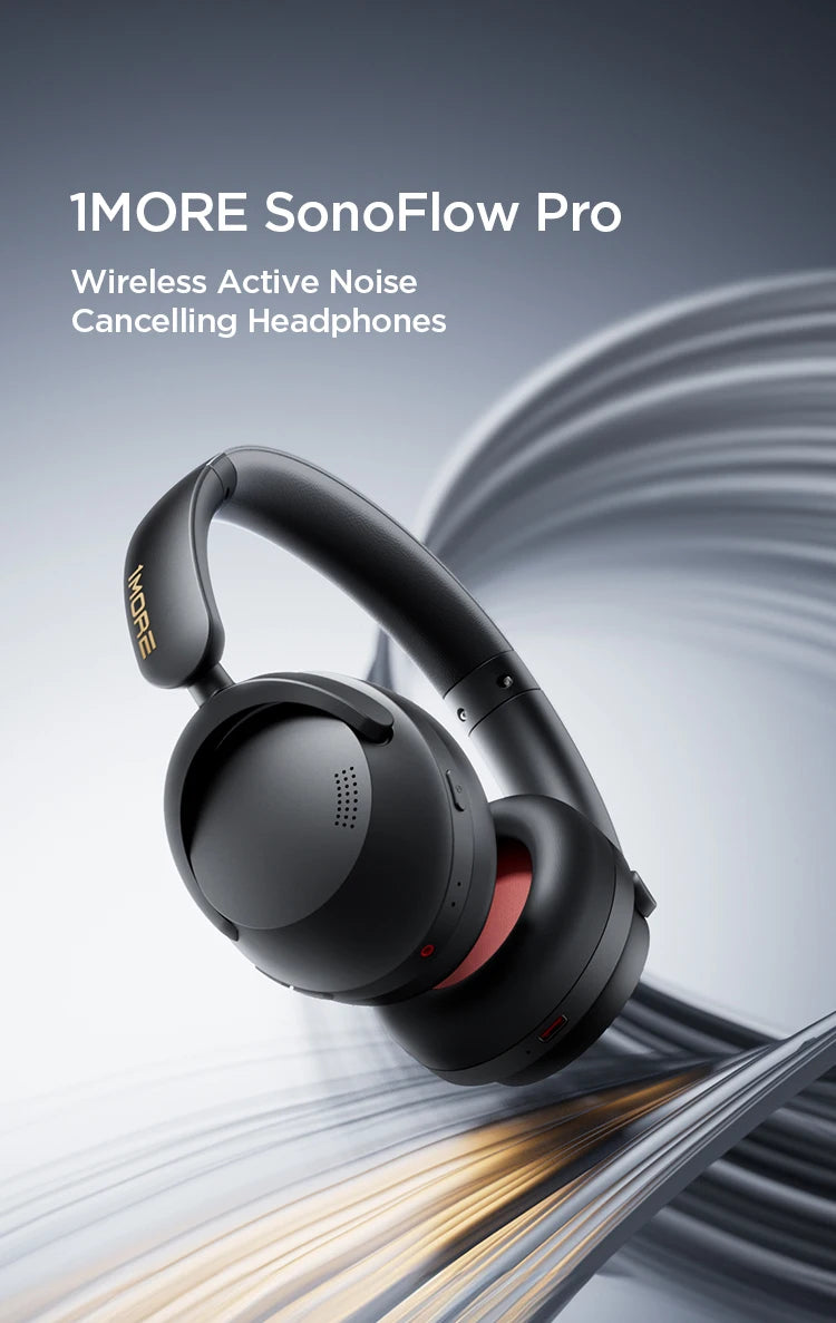 1MORE SonoFlow Pro Bluetooth Headphones Wireless Headsets Hi-Res ANC  flash-sale penetration items electronics - TechSmartX