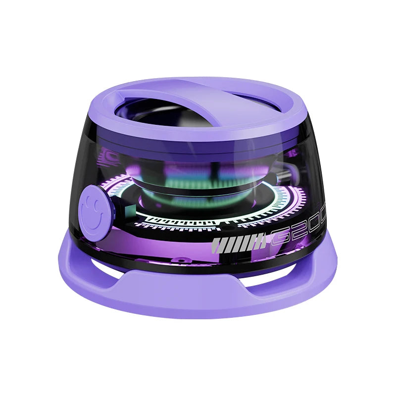 Mini Bluetooth Speaker Portable Phone Holder RGB Lighting Magnetic Speaker BT5.3 Mini Sound Box 7 Hours Playback Easy to carry - TechSmartX