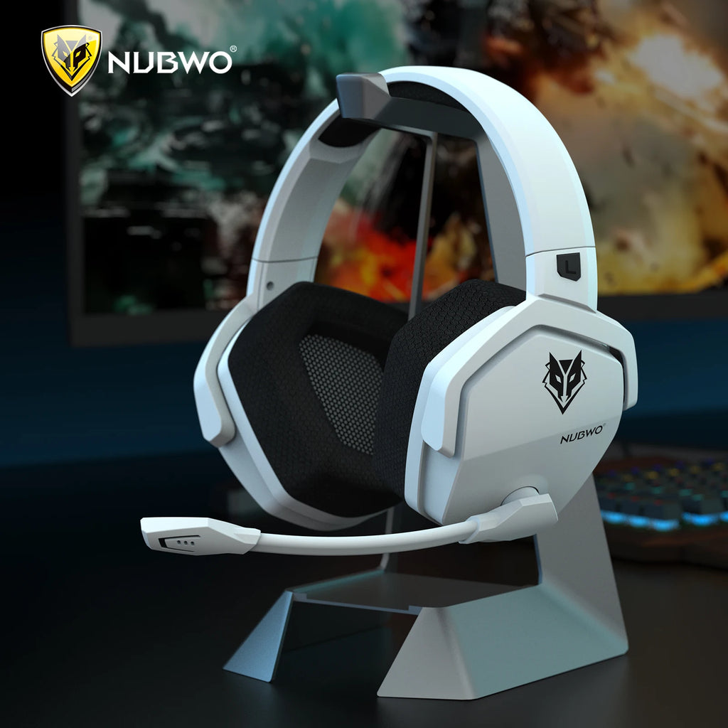 NUBWO G06 Dual Wireless Gaming Headset with Microphone for PS5, PS4, PC, Mobile, Switch, 2.4GHz Bluetooth 5.3 Gaming Headphones - TechSmartX