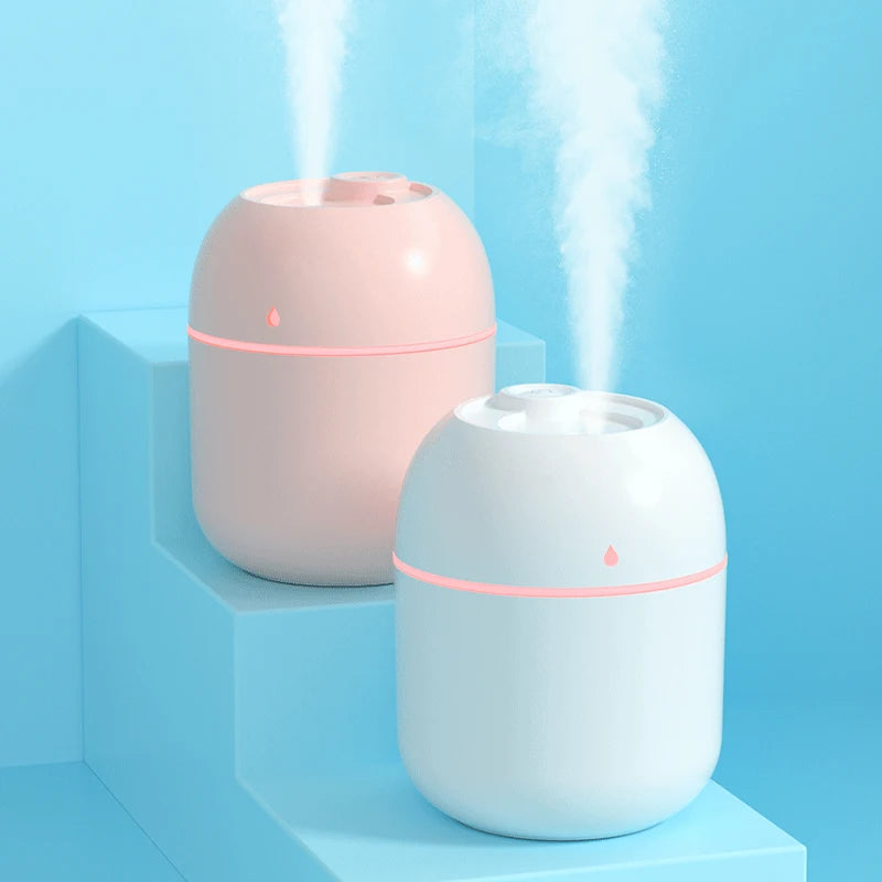 Portable USB Ultrasonic Air Mini Humidifier Essential Oil Diffuser Car Purifier Aroma Anion Mist Maker with LED Lamp Lighting - TechSmartX