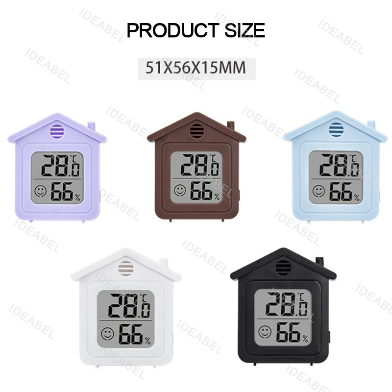 LCD Digital Thermometer Hygrometer Indoor Room Electronic Temperature Humidity Meter Sensor Gauge Weather Station For Home ﻿ - TechSmartX