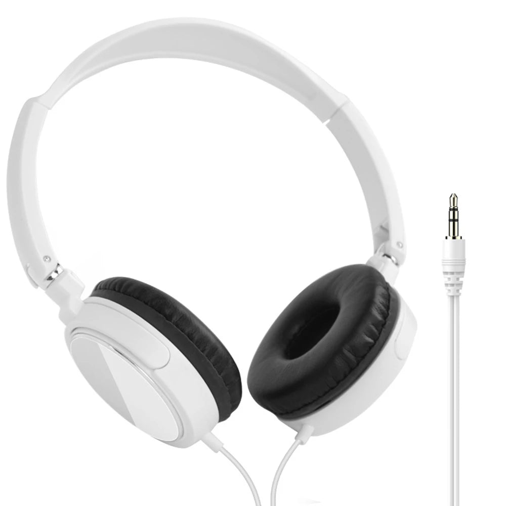 3.5mm/Type-C Wired Headphones Noise Cancelling Business Over Ear Headset Flexible Adjustable Stereo Earphones for PC MP3 Mobile - TechSmartX