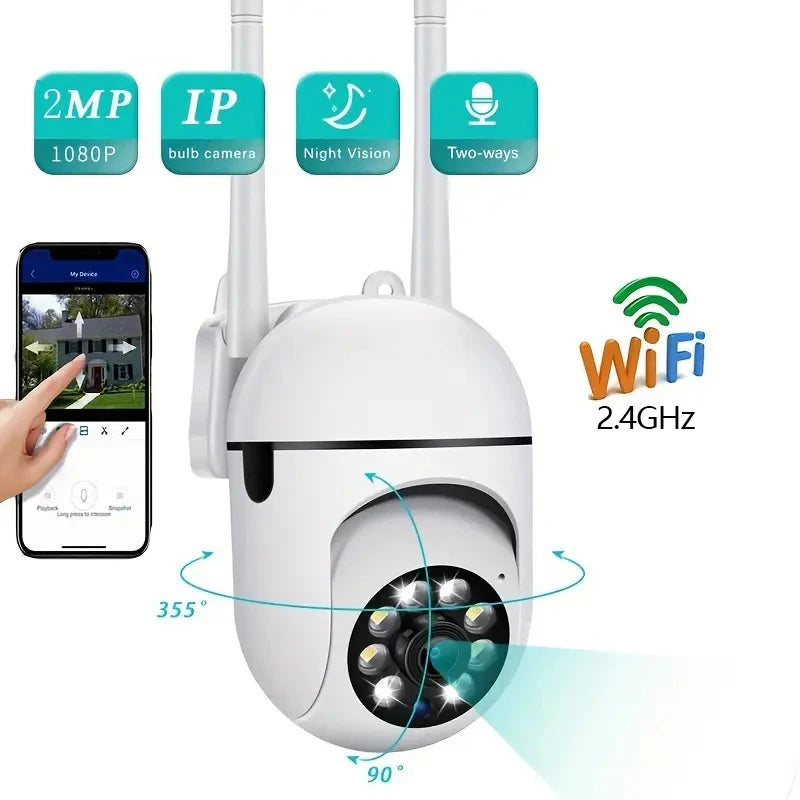 A7 1080P Security Camera WIFI Camera Outdoor PTZ Speed Wireless IP Camera CCTV 4X Digital Zoom Audio Network Surveillance CAM - TechSmartX