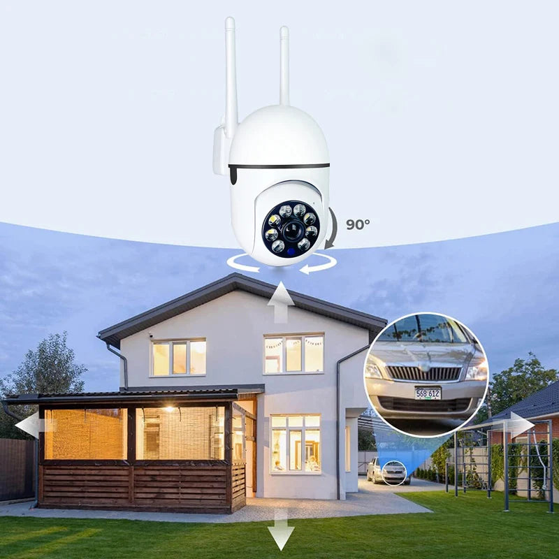 A7 1080P Security Camera WIFI Camera Outdoor PTZ Speed Wireless IP Camera CCTV 4X Digital Zoom Audio Network Surveillance CAM - TechSmartX
