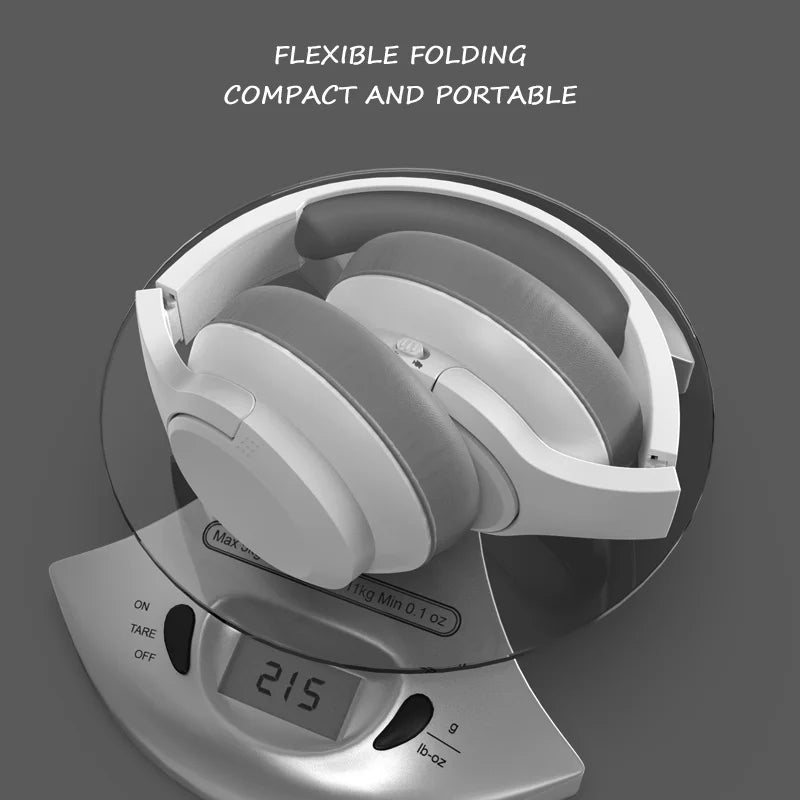 LDON Wireless Headphones Bluetooth 5.3 Hi-Res Audio Over Ear Headset Earphones - TechSmartX