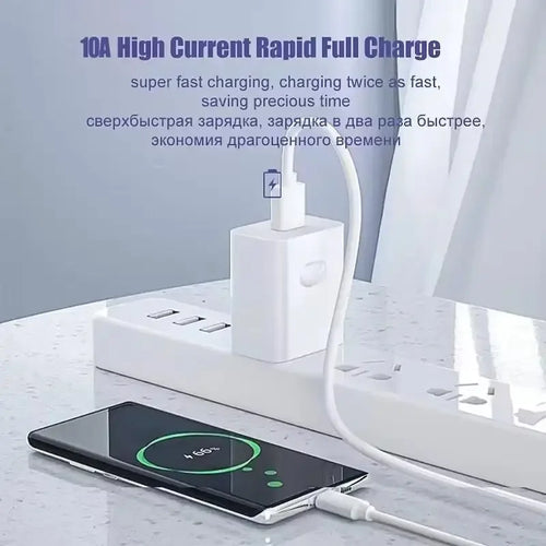 3PCS 6A 100W Type C Super Fast Charging Cable Data Cord For Samsung Huawei Xiaomi Redmi Quick Charing USB C Cables