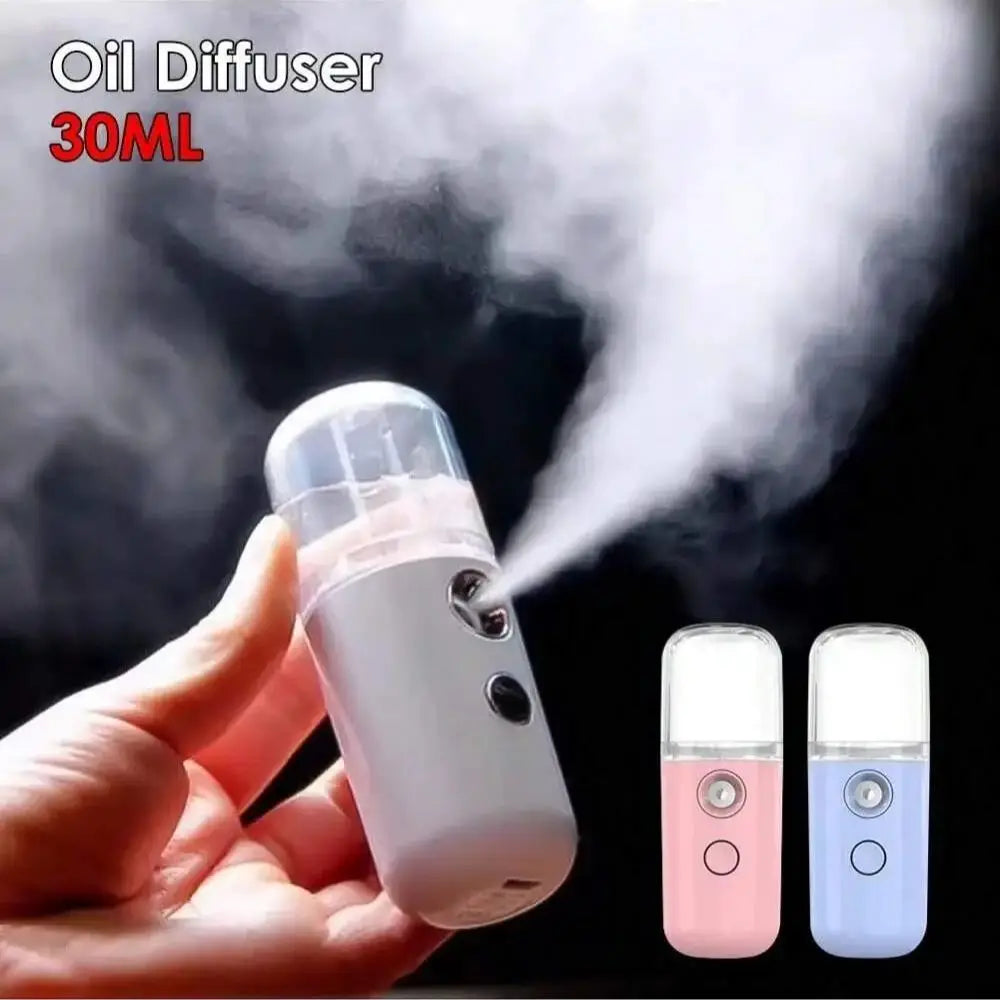 USB Mist Facial Sprayer  Humidifier Rechargeable Nebulizer Face Steamer Moisturizing Beauty Instruments Face Skin Care Tools - TechSmartX