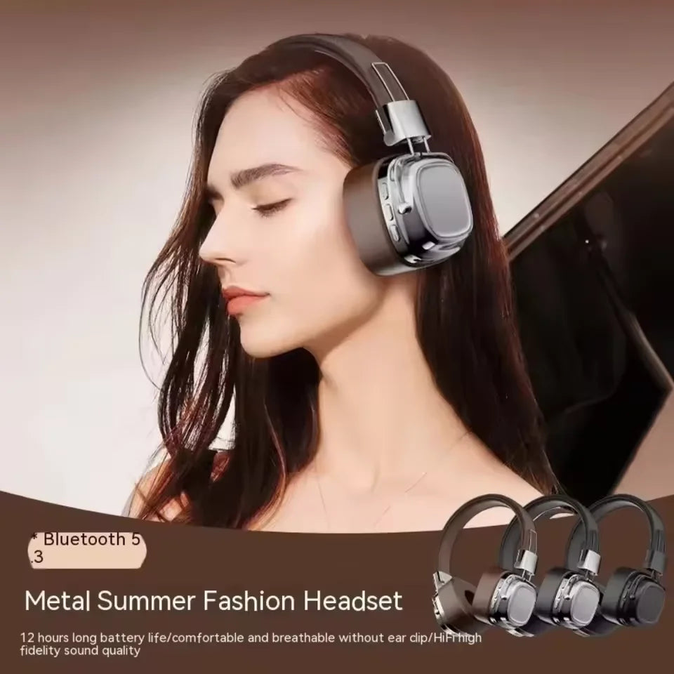 2025 New 5.3 Foldable Wireless Bluetooth Headsets Headset Gamer Choice Retro Over Ear Headphones DJ Stereo Sounds Bluetooth - TechSmartX