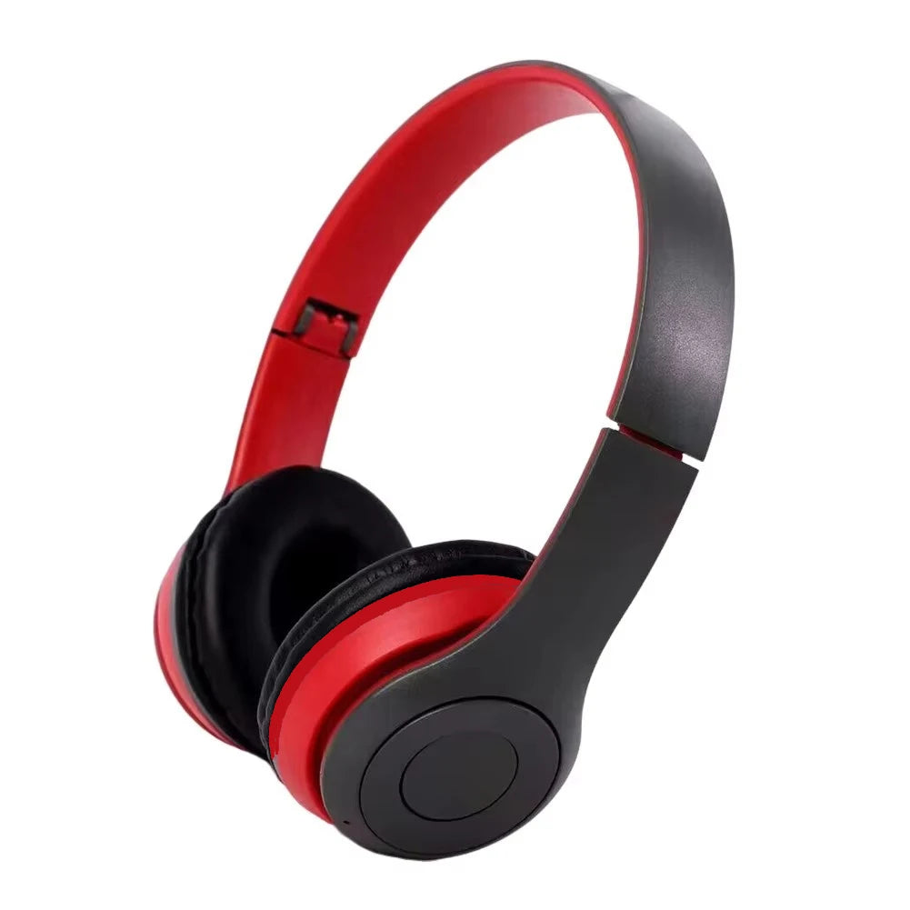 P47 Wireless Headphones Bluetooth 5.0 Earphones Foldable HIFI Stereo Bass for Music Gaming Kid Girl Earphone for Smartphone - TechSmartX