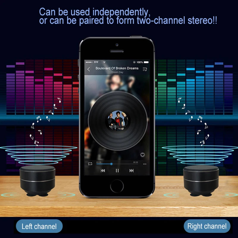 Bone conduction wireless speaker - sucker mount, TWS hi-fi sound enhanced bass, wearable loop, resonance features dynamic audio - TechSmartX