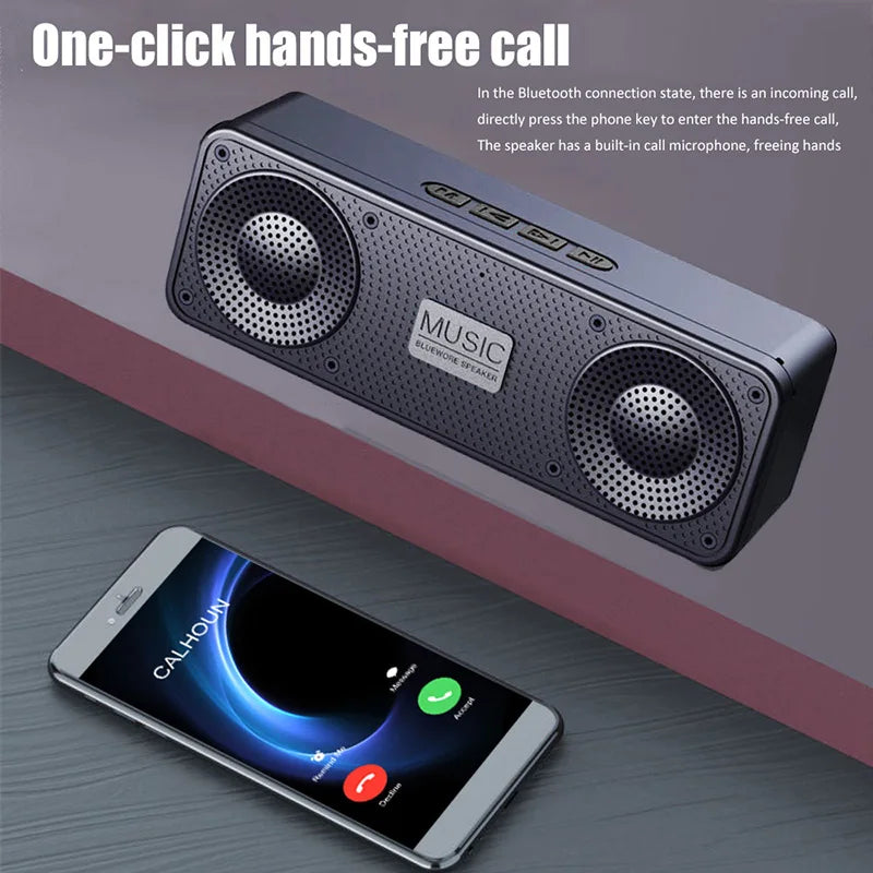 S18 Wireless Creative Bluetooth Smart Speaker Mobile Phone Audio Computer Subwoofer Outdoor Convenient Radio - TechSmartX