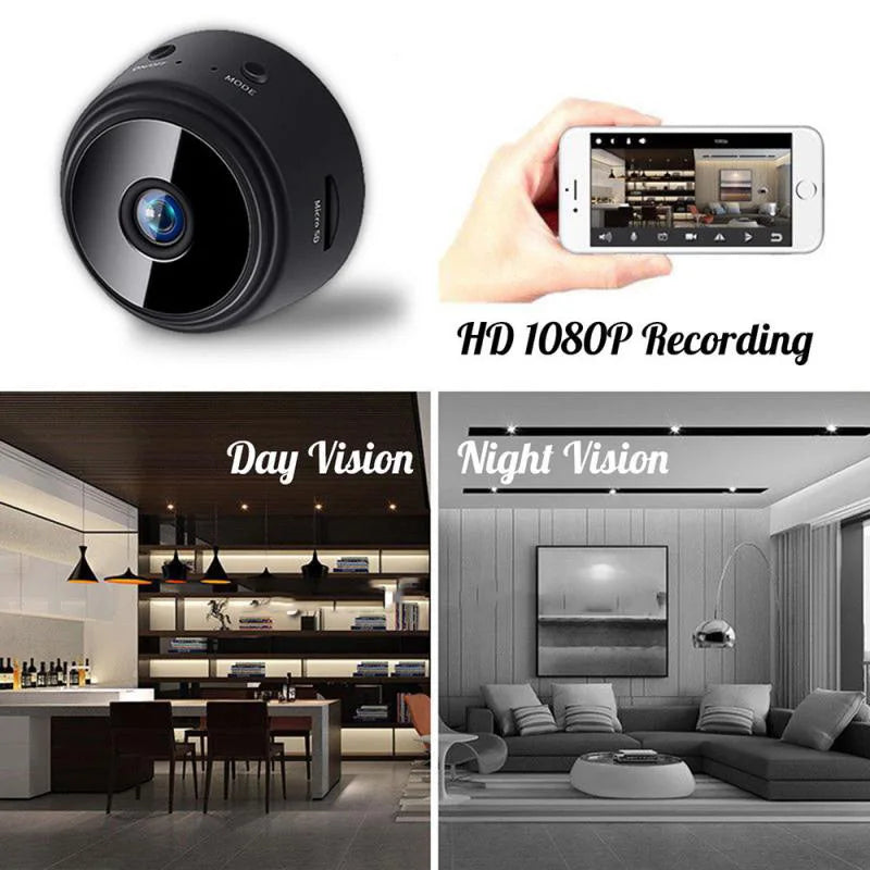A9 Mini Surveillance Cameras With Wifi 1080P HD Mini Camera Sensor Night Vision Camcorder Web Video Surveillance Smart Life Home - TechSmartX