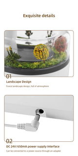 Aroma Humidifier Raindrop Air Humidifier Colorful Light White Noise Essemtial Oil Diffuser Home Ultrasonic Fragrance Diffuser - TechSmartX