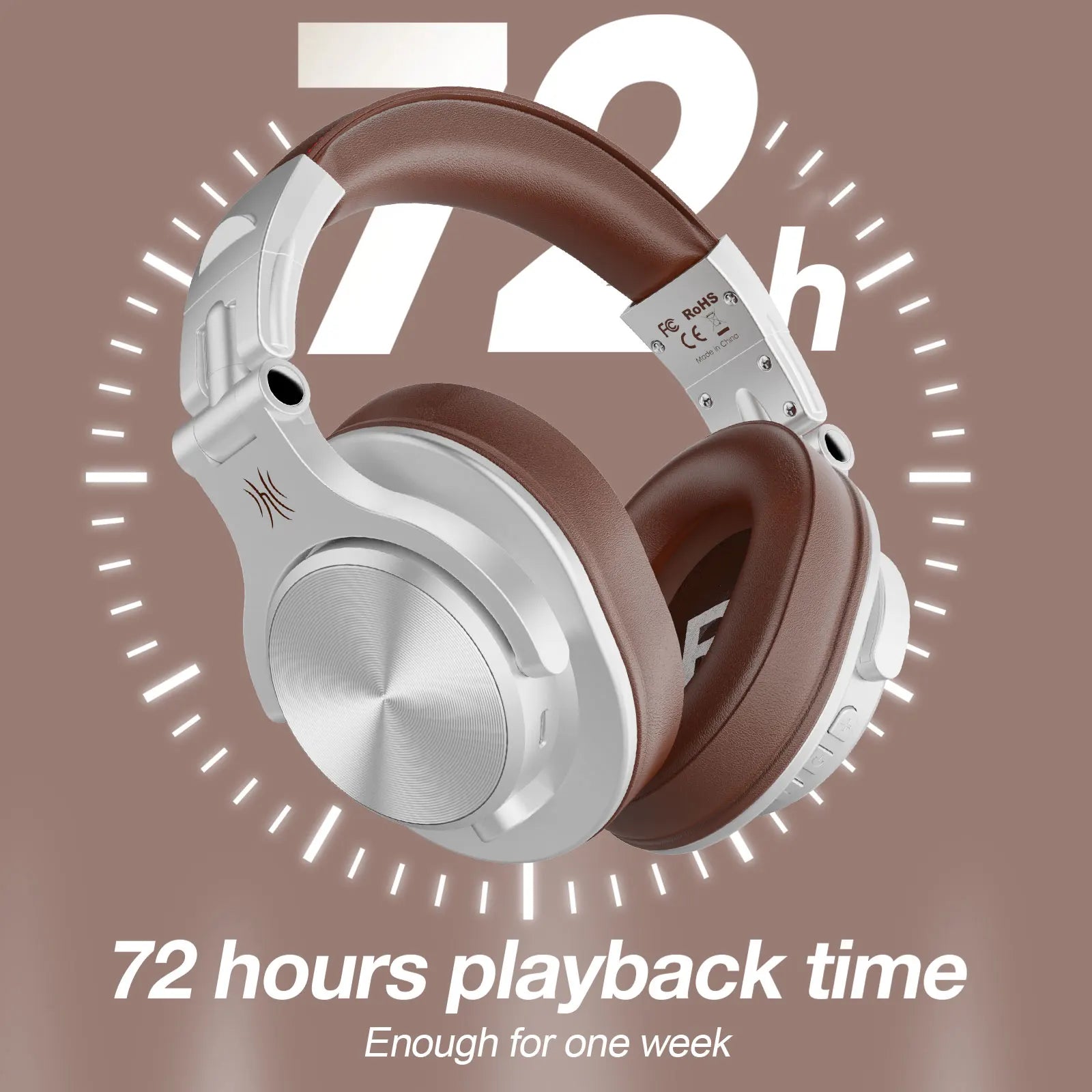 Oneodio A70 Fusion Wired + Wireless Bluetooth 5.2 Headphones For Phone With Mic Over Ear Studio DJ Headphone Recording Headset - TechSmartX