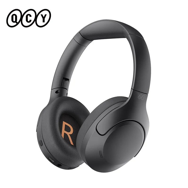 QCY H3 Lite ANC Wireless/Wired Headphones Bluetooth 5.3 Foldable Over Ear Headset HIFI Sound 60H Playtime Earphones Dual Connect - TechSmartX
