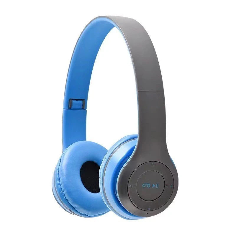 P47 Wireless bluetooth headphone With Mic Headsets Stereo Sound Earphones Sports Gaming Headphones Supports PC Smartphone - TechSmartX