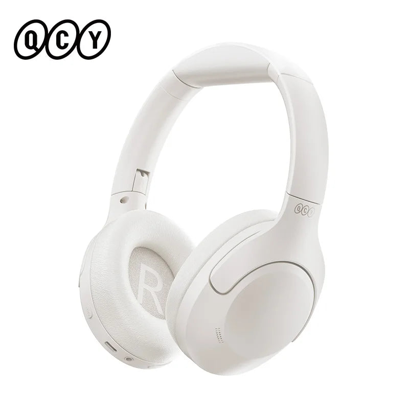 QCY H3 Lite ANC Wireless/Wired Headphones Bluetooth 5.3 Foldable Over Ear Headset HIFI Sound 60H Playtime Earphones Dual Connect - TechSmartX