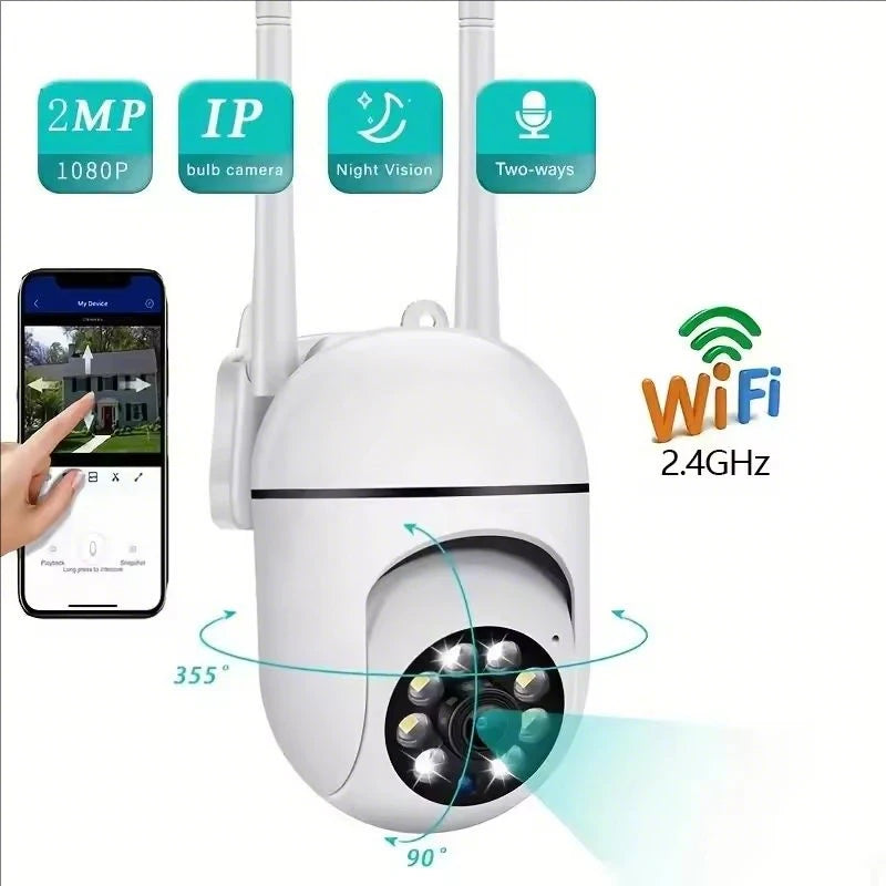 A7 1080P Security Camera WIFI Camera Outdoor PTZ Speed Wireless IP Camera CCTV 4X Digital Zoom Audio Network Surveillance CAM - TechSmartX