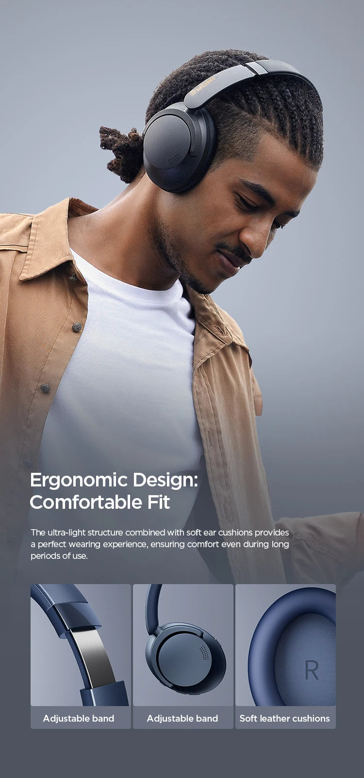 1MORE SonoFlow Pro Bluetooth Headphones Wireless Headsets Hi-Res ANC  flash-sale penetration items electronics - TechSmartX