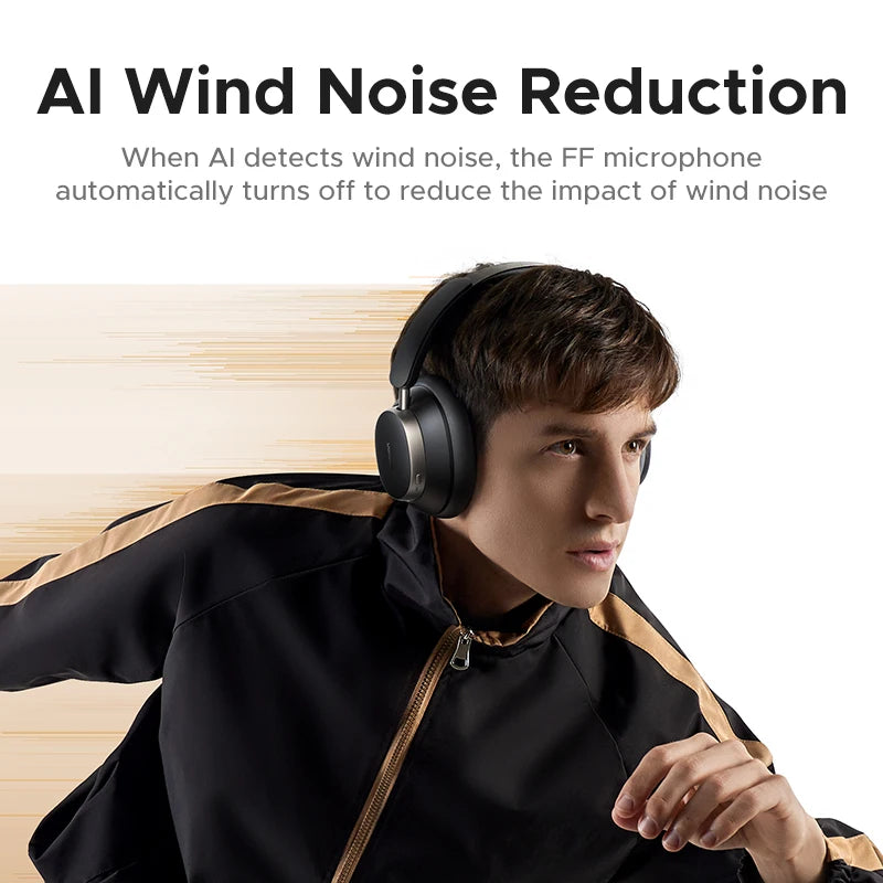 UGREEN Studio Pro 48dB ANC Wireless Headphones Over Ear Bluetooth Earphones Active Noise Cancellation Hi-Res LDAC 120h Playtime - TechSmartX