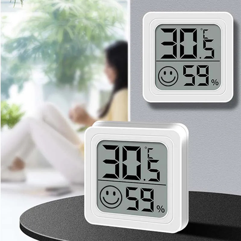 LCD Digital Thermometer Hygrometer Indoor Room Electronic Temperature Humidity Meter Sensor Gauge Weather Station For Home ﻿ - TechSmartX