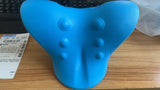 Eva Neck And Shoulder Relaxer, C-Shape Cervical Traction Device, Relax Spine Alignment, Chiropractic Pillow Stretcher Massager - TechSmartX