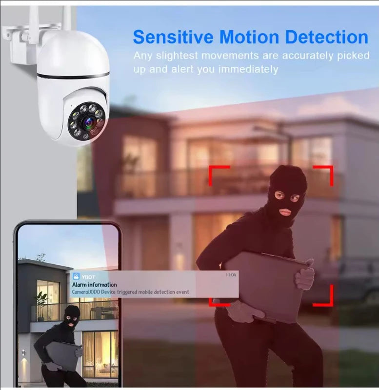 A7 1080P Security Camera WIFI Camera Outdoor PTZ Speed Wireless IP Camera CCTV 4X Digital Zoom Audio Network Surveillance CAM - TechSmartX