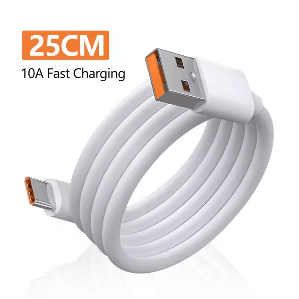 10A 120W Type C Fast Charging Cable Phone Charger USB C Data Cord For Huawei Mate 40 50 Honor Xiaomi Samsung Quick Charge Cable