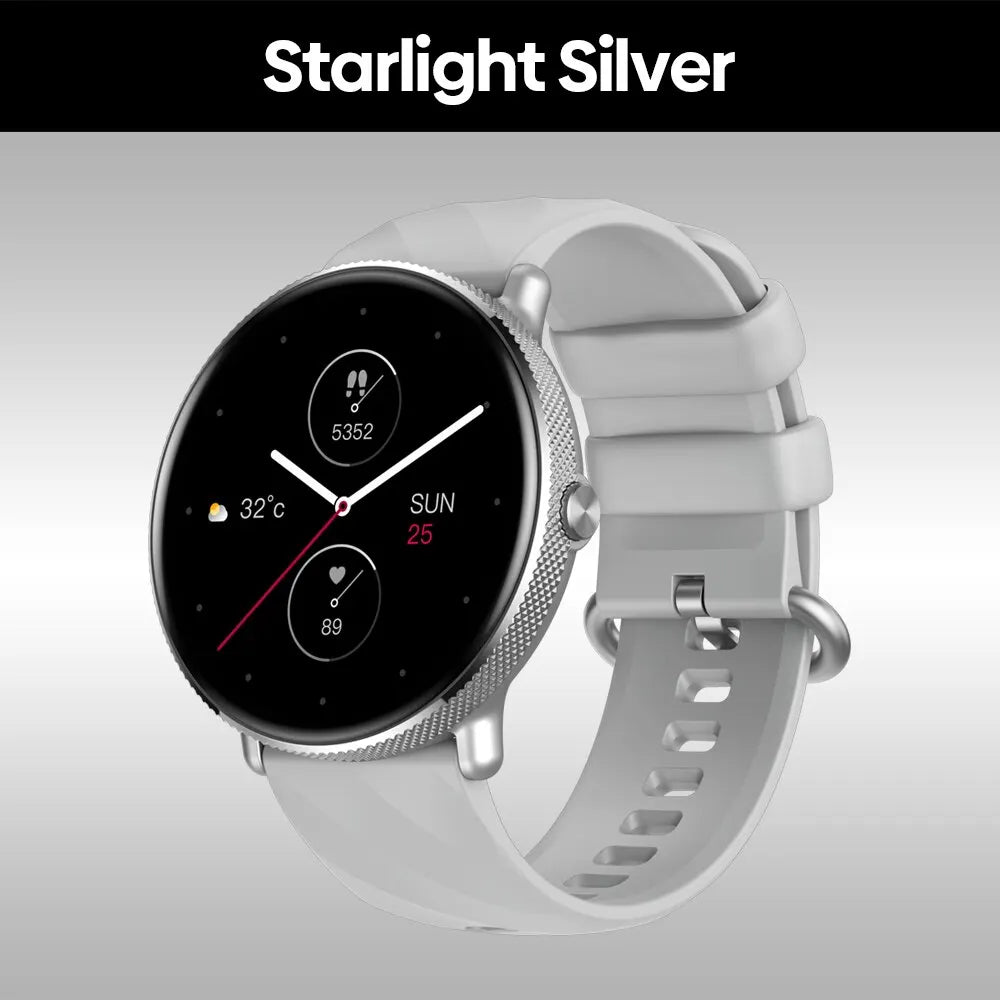 Zeblaze GTR 3 Pro Voice Calling Smart Watch 1.43" AMOLED Display 316L Stainless Steel Frame Fitness Tracking Smartwatch - TechSmartX