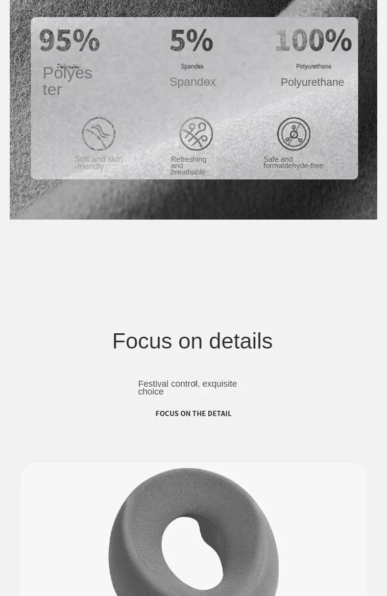 Face Down Pillow Prone Pillow for Prone Face Down Resting Comfort Memory Foam Ergonomics Home Massage Headrest for Beauty Salon - TechSmartX