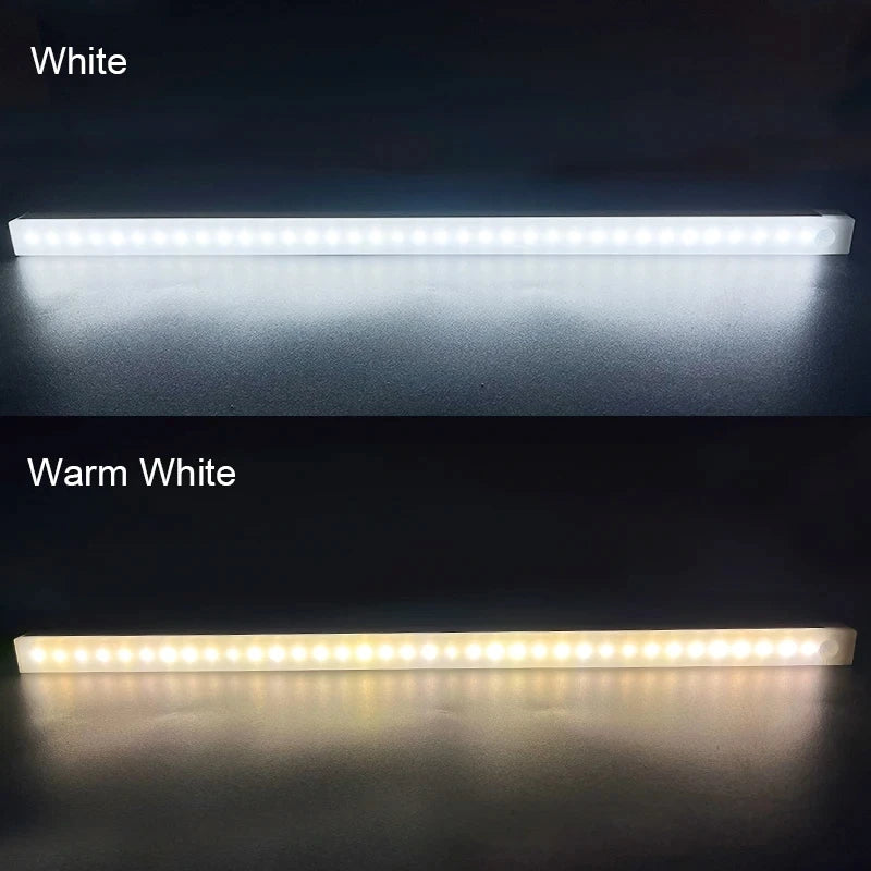 Motion Sensor Lamp Night Light Wireless LED USB Type C Rechargeable Lamp for Kitchen Cabinet Bedroom Wardrobe Staircase Lighting - TechSmartX