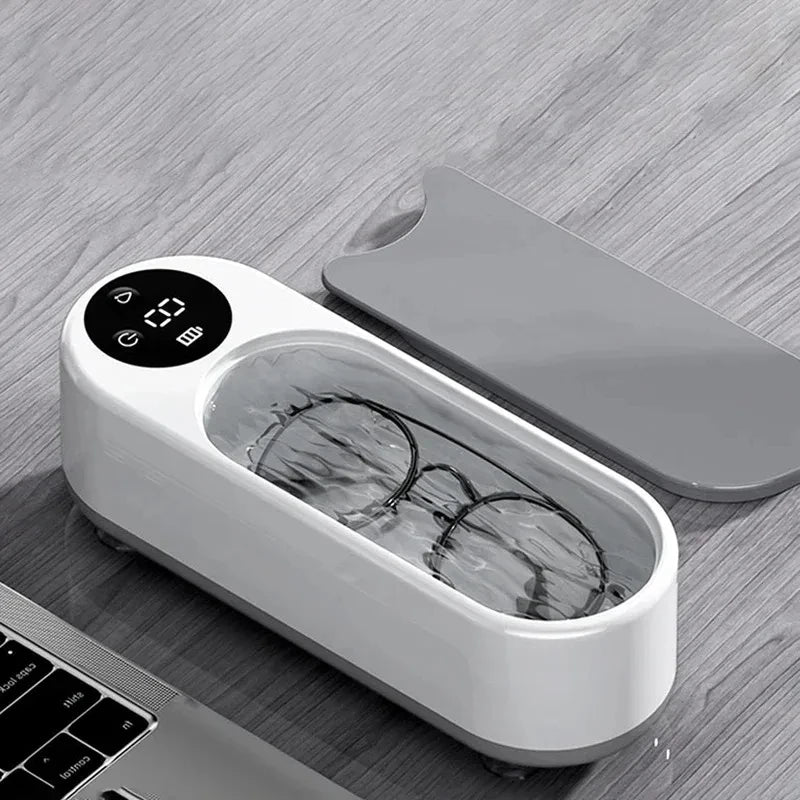 High-Frequency Ultrasonic Glasses Cleaner - 1pc Wireless Multi-Purpose Cleaning Machine for Eyewear & Accessories - TechSmartX